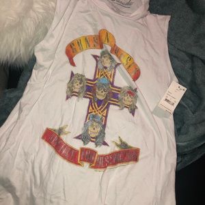 NEW WITH TAGS GUNS N ROSES Sleeveless T-Shirt NEVER WORN